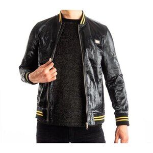 NWT Barabas  Journey Bomber Jackets Men's 3XL Black Polyester Long Sleeve BJ2000